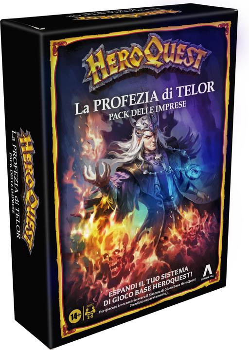 Produktbild Hasbro Gaming HeroQuest Die Prophezeiung von Telor Abenteuerpack, HeroQuest Basisspiel erforderlich (Italienisch)