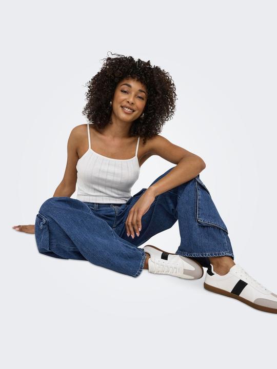 Produktbild Only ONLJamey Loose Baggy Cropped Mid Rise Jeans (W28/L32)