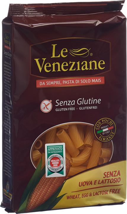 Actual product image Le Veneziane Teigwaren Rigatoni aus Mais glutenfrei (250 g)