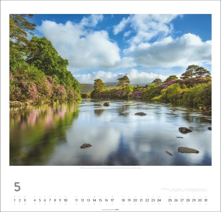 Produktbild Irland Kalender 2026 - Die grüne Insel (48 x 46 cm, Deutsch, Englisch)