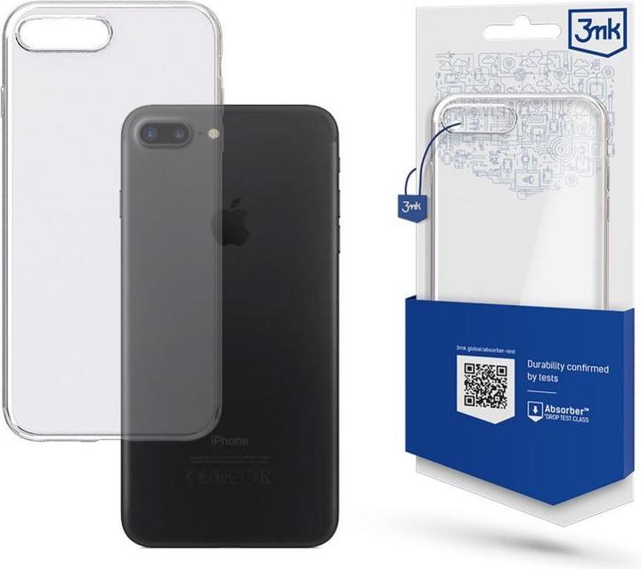 Image du produit 3MK Clear Case Back cover, Apple, iPhone 7 Plus/8 Plus, TPU, Transparent (Apple iPhone 7 Plus)