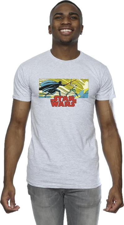 Immagine prodotto Star Wars Comic Strip Luke And Vader Maglietta Uomo (XXL)