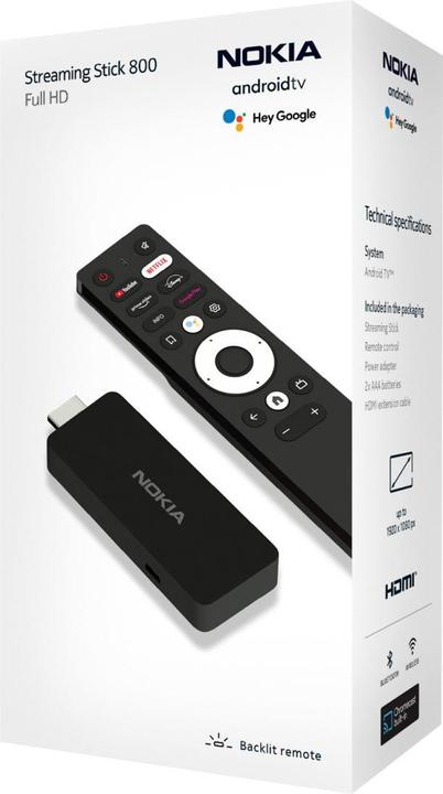 Actual product image Nokia Streaming Stick 800 (8 GB, Android 11)