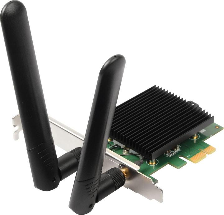 Actual product image edimax WLAN-AX PCIe Adapter EW-7833AXP, WiFi-6 & BT5 (Mini PCI Express)