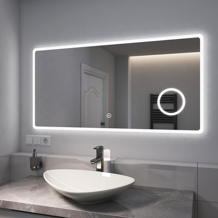 Actual product image Emke Bathroom mirror (120 x 60 cm)