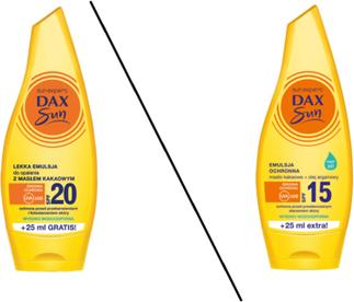 DAX Sun Spf15 Protective Emulsion Cocoa Butter & Argan Oil 175Ml (Sonnencreme, SPF 15, 175 ml)