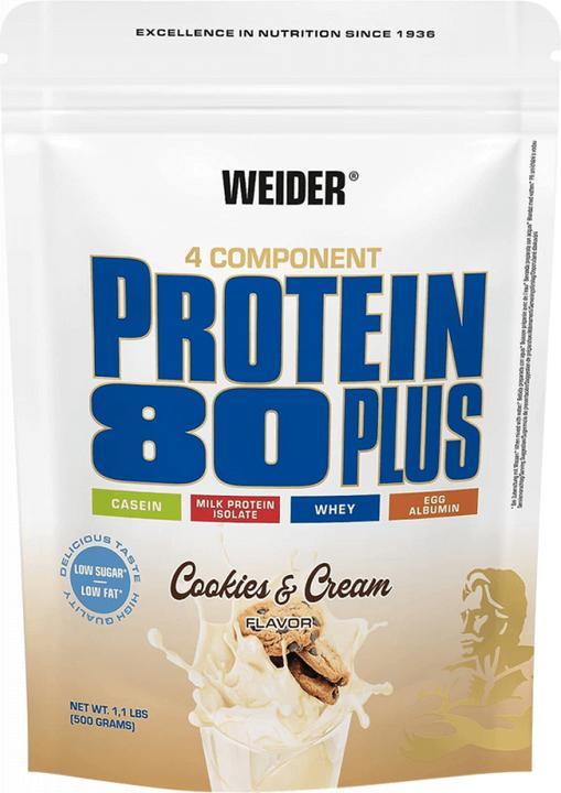 Actual product image Weider Protein 80 Plus (Cookie, Cream, 1 pcs., 530 g)