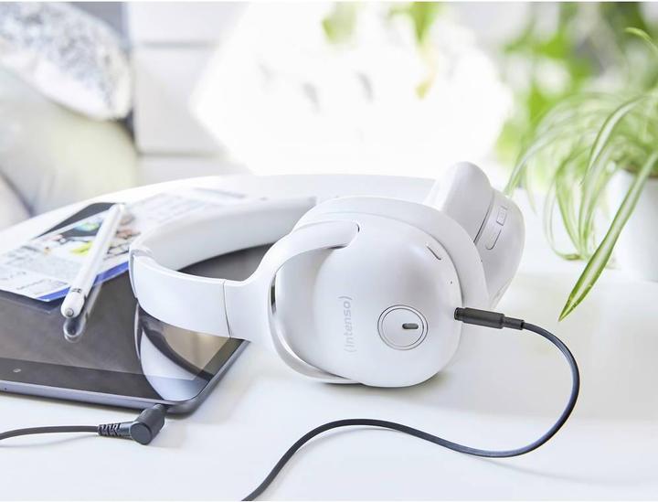 Immagine prodotto Intenso Cuffie over-ear O400HA - Cancellazione attiva del rumore ibrida, fino a 75 ore di autonomia e B (ANC, 75 h, Senza fili)