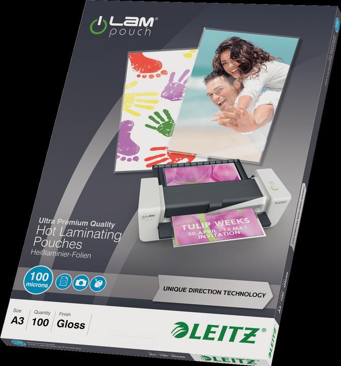 Actual product image Leitz Laminating foil (A3, 100 Piece, 100 µm)