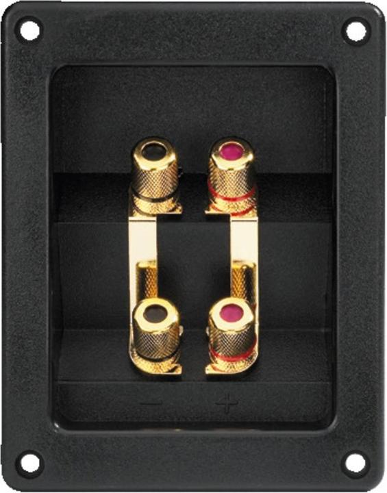 Actual product image Monacor Bi-wiring terminal