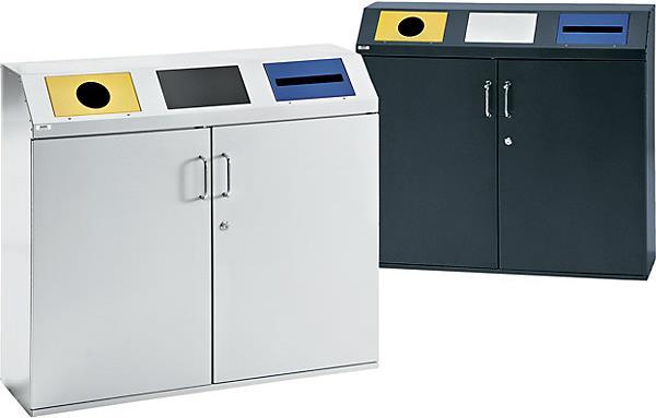 Actual product image eurokraft pro Recyclables collection cabinet (100 l)