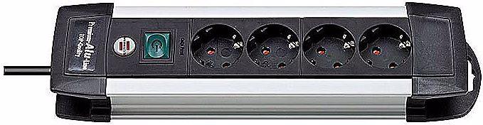 Brennenstuhl Premium-Alu-Line (4 x, CEE 7/3, 1.80 m)