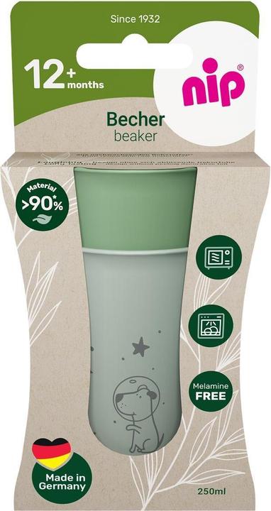 Actual product image NIP Kindertassen & Kinderbecher Trinkbecher 2er Pack eat green - Blau