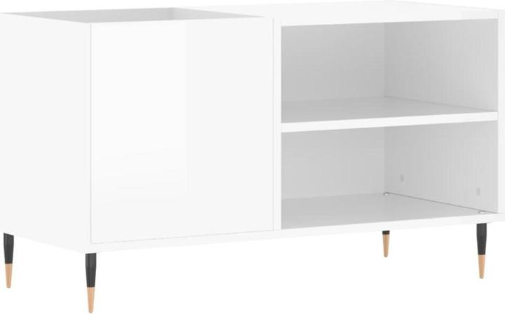 Immagine prodotto VidaXL Plattenschrank Hochglanz-Weiss 85x38x48 cm Holzwerkstoff