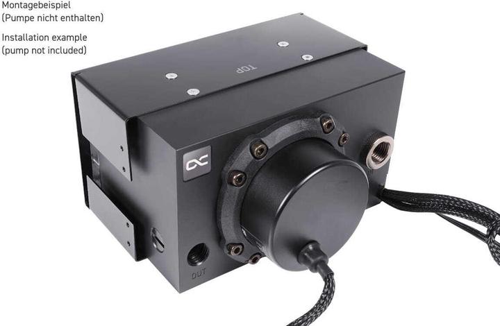 Actual product image Alphacool AGB ES 2U Reservoir VPP with flow/temperature sensor
