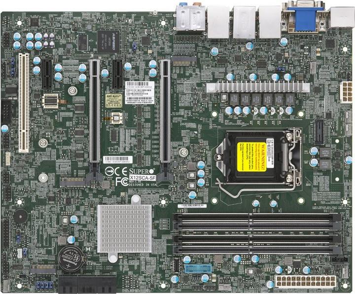 Produktbild Supermicro X12SCA-5F W580 DDR4 LGA 1200ATX (LGA 1200, Intel W580, ATX)