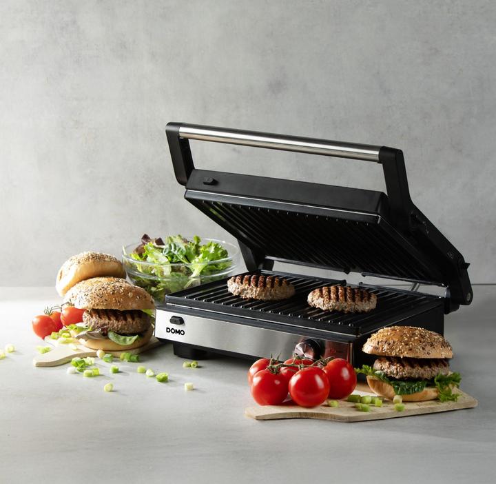 Image du produit Domo MULTIFUNKTIONALER KONTAKTGRILL 2-IN-1 Grill Schwarz