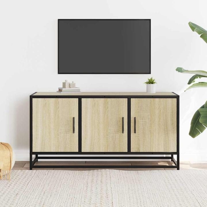 Actual product image VidaXL TV cabinet Lowboard TV cabinet TV table TV furniture Sonoma oak (100 x 35 x 50 cm)