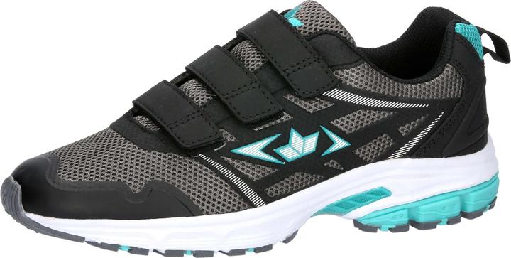 Turquoise, Black, Grey