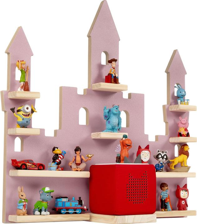 Immagine prodotto tectake Mensola a muro MyLittleStory Princess Castle per fino a 22 Tonies
