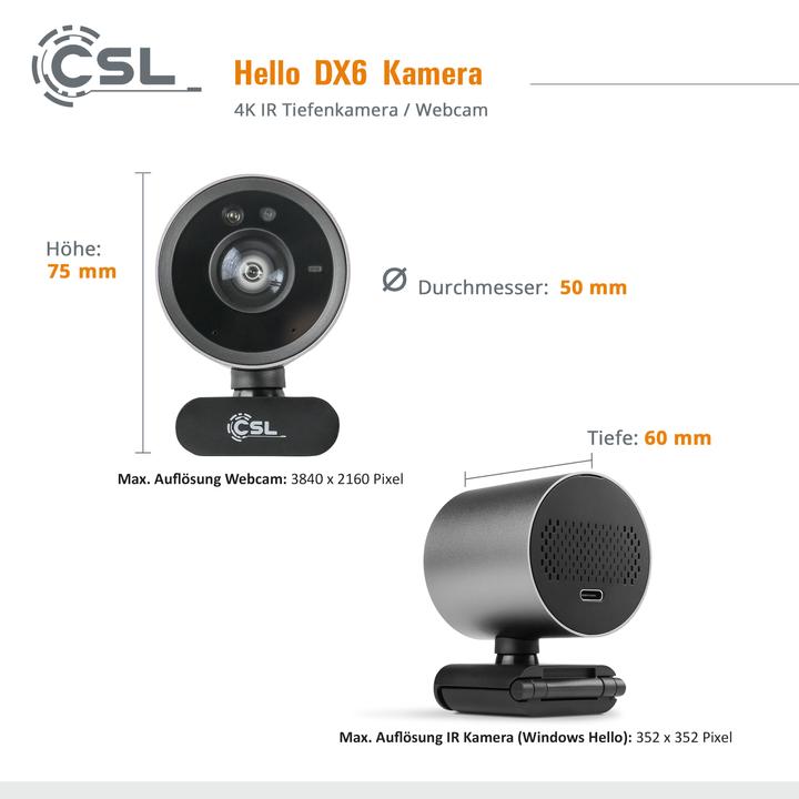 Image du produit CSL Hello DX6 WebCam (8.30 Mpx)