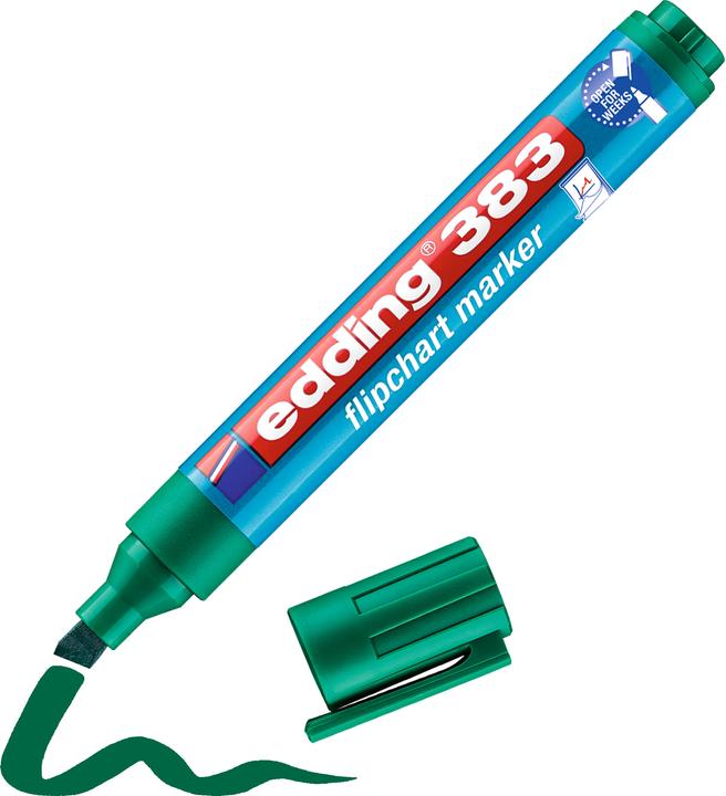 Produktbild Edding Flipchart Marker 383 (Grün, 5 mm, 1 x)