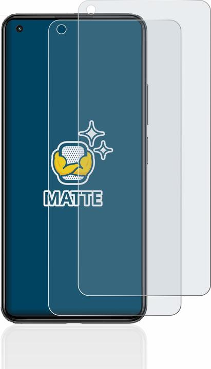 Actual product image BROTECT Anti-glare screen protector matt (2 Piece, Xiaomi 11 Lite 5G NE)