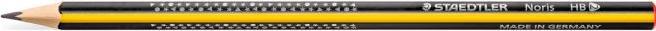 Actual product image Staedtler Noris 183-HB pencils HB black/yellow 12 pcs. (HB, 12 x)