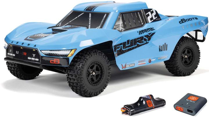 Arrma Short Course Truck Fury Mega 550 2WD, 1:10 (RTR Ready-to-Run)