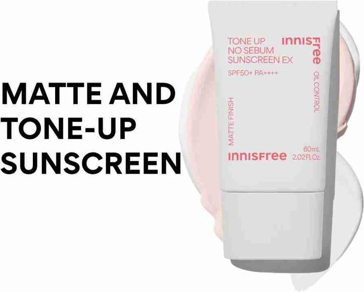 Immagine prodotto Innisfree Tone Up No Sebum Crema solare EX (Crema solare, SPF 50+, 50 ml)