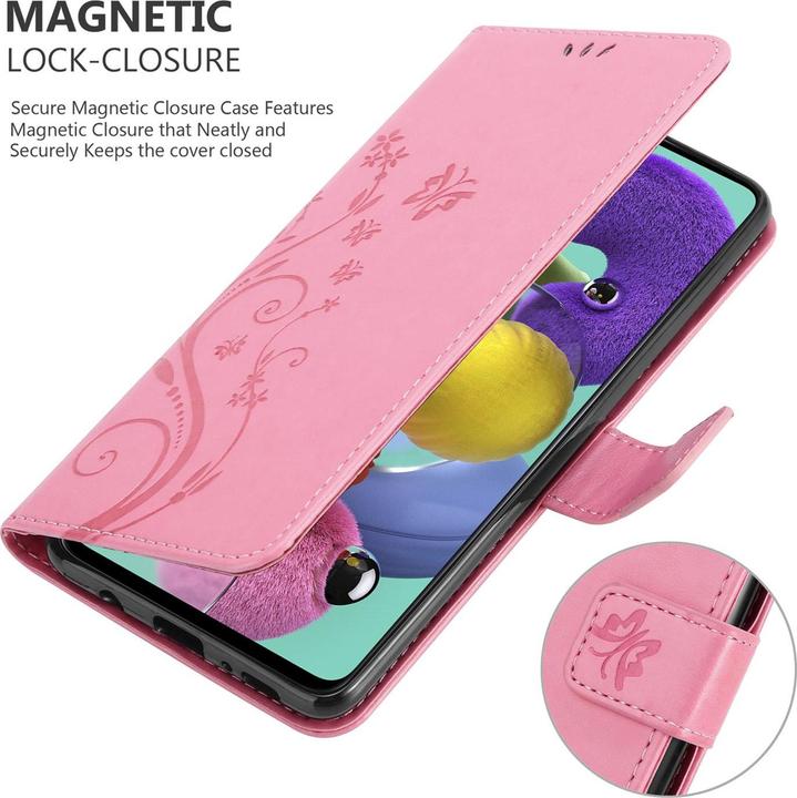 Produktbild Cadorabo Flower Book Cover (Samsung Galaxy A51 5G)