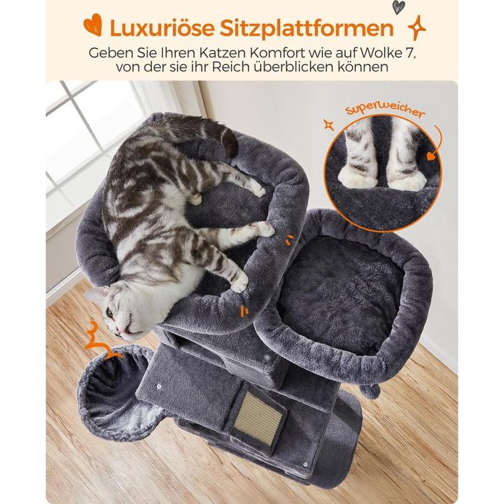 Immagine prodotto Feandrea Cat Spa (206 cm, Grigio)