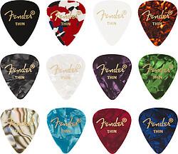 Fender 351 Celluloid Medley Thin (12 x)