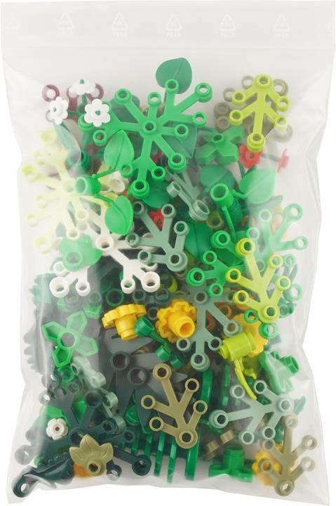 Actual product image LEGO Green Stuff Mix - Plants, Leaves - 50 pieces - NEW (LEGO Accessories)