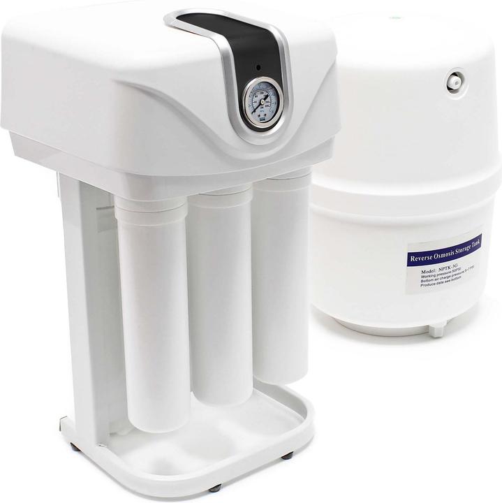Produktbild Naturewater 5 Stufen Umkehrosmose 180 L/Tag Druckerhöhungspumpe Manometer