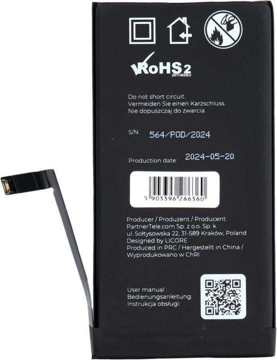 Immagine prodotto Licore Battery battery for IPHONE 14 Plus 4325 mAh