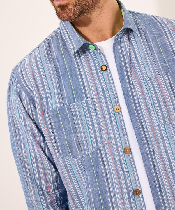 Produktbild Joe Browns Denim Striped Long Sleeve Shirt (XXL)