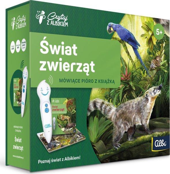 Produktbild albi Czytaj z Albikiem Zestaw Pióro + Świat zwierząt