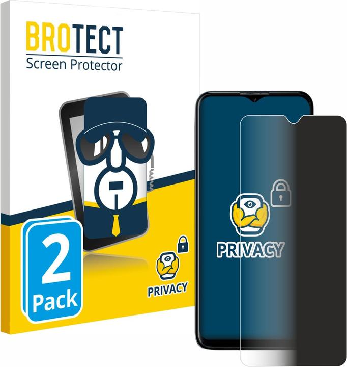 Image du produit BROTECT Film anti-regards Anti-Spy Privacy Film de protection contre la lumière bleue (2 pièce(s), Nokia G60 5G)