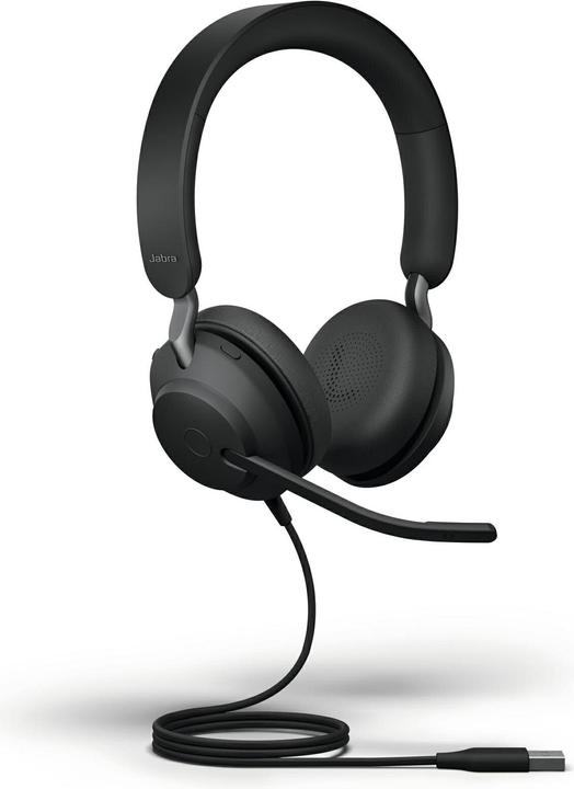 Actual product image Jabra Evolve2 40 SE (Cable, USB-A)