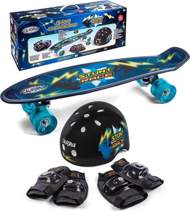 Produktbild California Skateboard with safety equipment (24300)