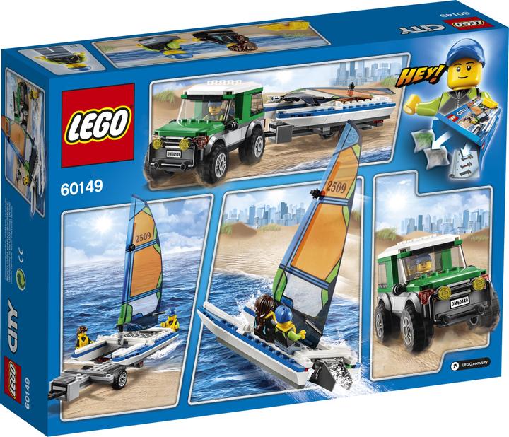 Actual product image LEGO Off-road vehicle with catamaran (60149, LEGO City)