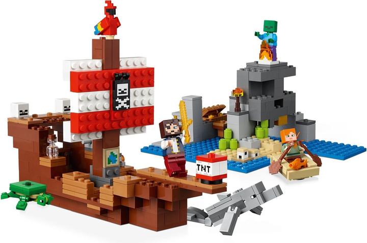 Productafbeelding LEGO Het avontuur van het piratenschip (21152, LEGO Minecraft)