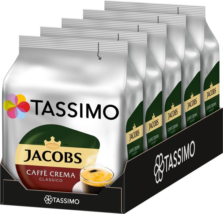 Produktbild Jacobs Caffe Crema Classico 16 Kapseln T-Disk (16 x Port.)