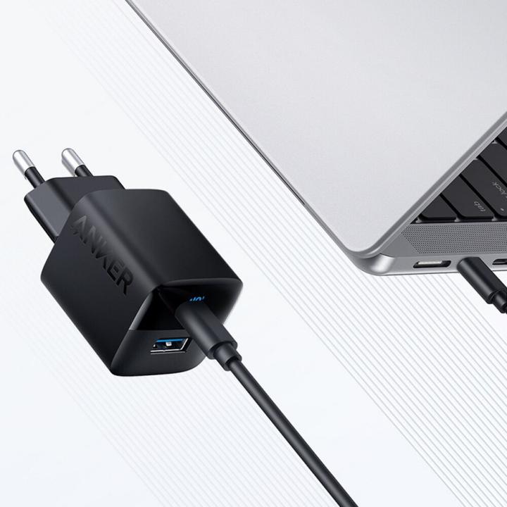 Immagine prodotto Anker 323 Caricabatterie a doppia porta da 33W, spina UE (33 W)