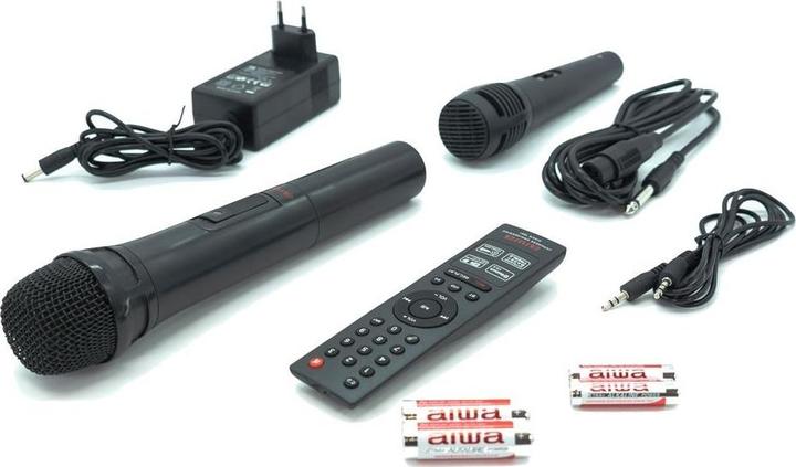 Actual product image Aiwa KBTUS-400 speaker black (6 h, Rechargeable battery operated)
