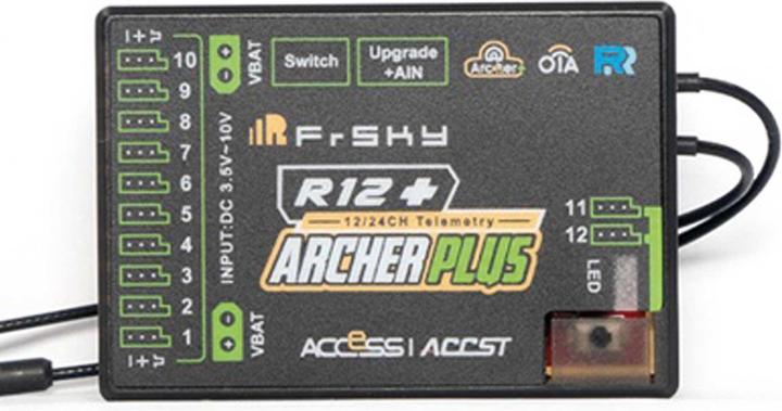 Actual product image FrSky Empfänger Archer Plus R12+ 2,4Ghz