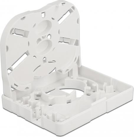 Actual product image Delock FO wall mount junction box for 2 x SC Simplex or LC Duplex white (Splice box)