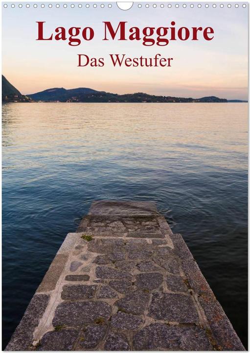 Actual product image Lago Maggiore - Das Westufer (Wandkalender 2025 DIN A3 hoch), Monatskalender (A3, German)