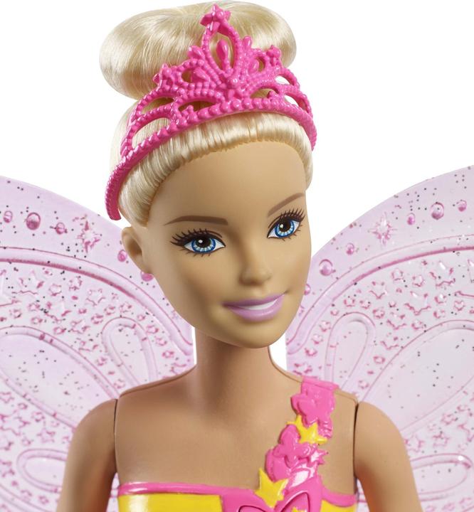 Image du produit Barbie Dreamtopia Royaume Arc-en-ciel Poupée magique fée des ailes (blonde)